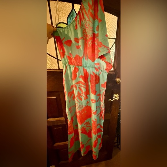 Floral One-Shoulder Dress - Picture 2 of 3